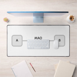 Agentic Flow: Multi-Agent Orchestration Schema Schreibtischunterlage