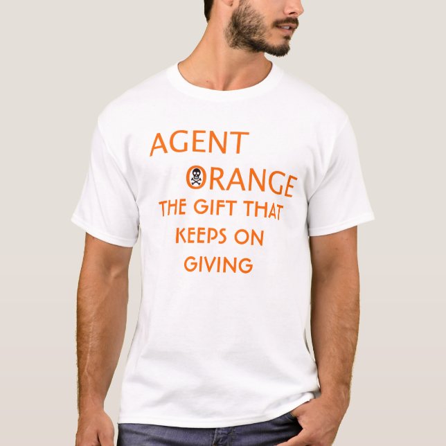 Agentorange DAS GESCHENK THATKEEPS AUF DEM GEBEN T-Shirt (Vorderseite)
