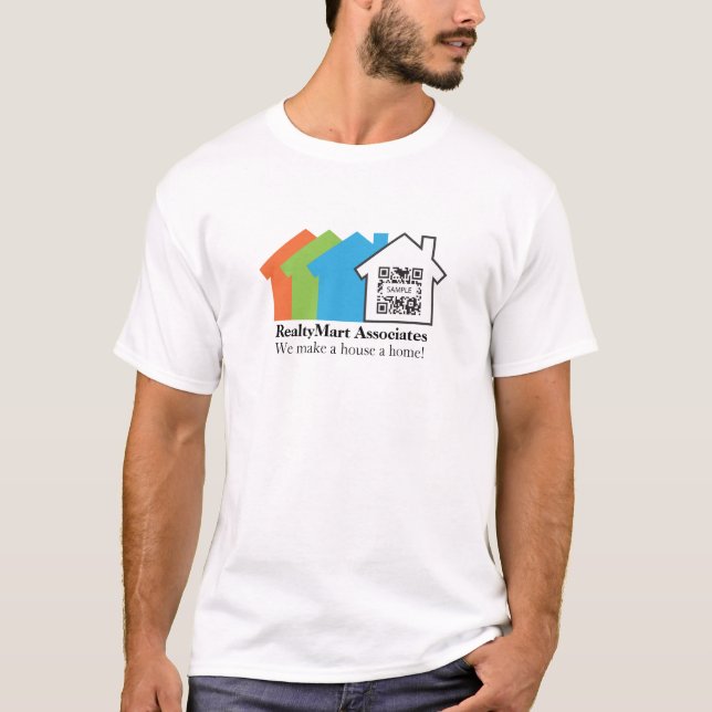 Agents immobiliers de Chambre de modèle de T-shirt (Devant)