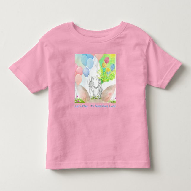 Ages 2-6 yrs Let's Play - To Adventure Land Tshirt (Devant)