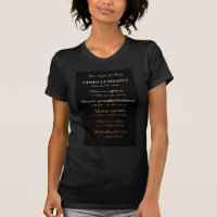 Ages de l'Homme T-shirt à manches courtes pour fem