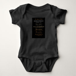 Ages Of Man Baby Einteiler-Body Strampler