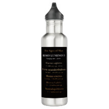 Ages Of Man Stainless Steel Water Bottle