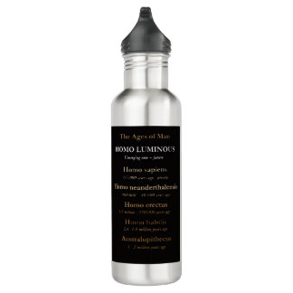 Ages Of Man Stainless Steel Water Bottle Edelstahlflasche