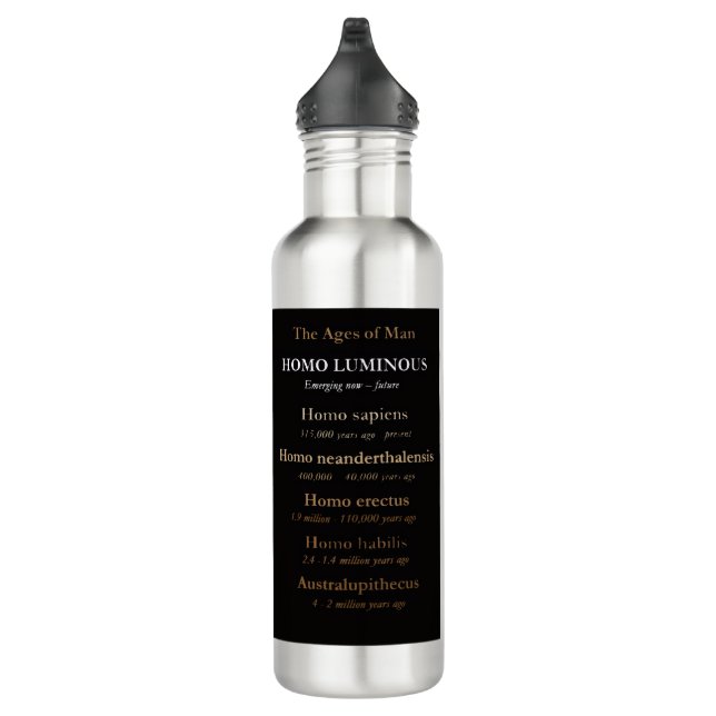 Ages Of Man Stainless Steel Water Bottle Edelstahlflasche (Rechts)