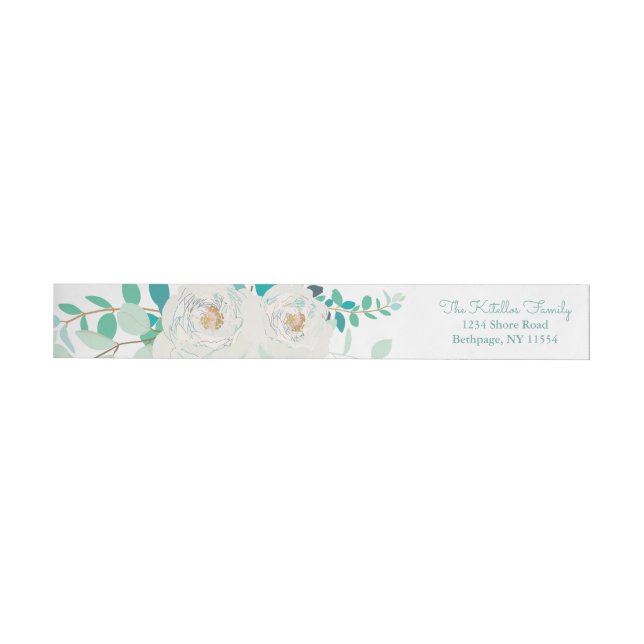 Aggela Wrap rund um das Adressetikett (Person)