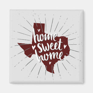 Aggie Maroon Zuhause Sweet Zuhause Texas Magnet