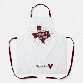 Aggie Maroon Zuhause Sweet Zuhause Texas Schürze