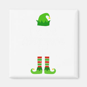 Aggressive Elf Matching Family Group Weihnachten P Magnet
