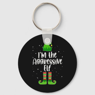 Aggressive Elf Matching Family Group Weihnachten P Schlüsselanhänger