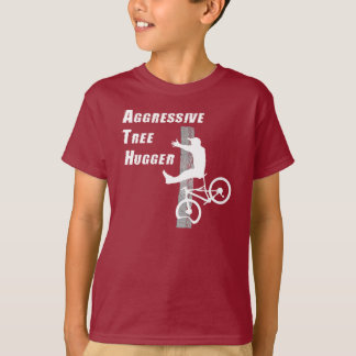 Aggressiven Baum Hugger Kindes T-Shirt