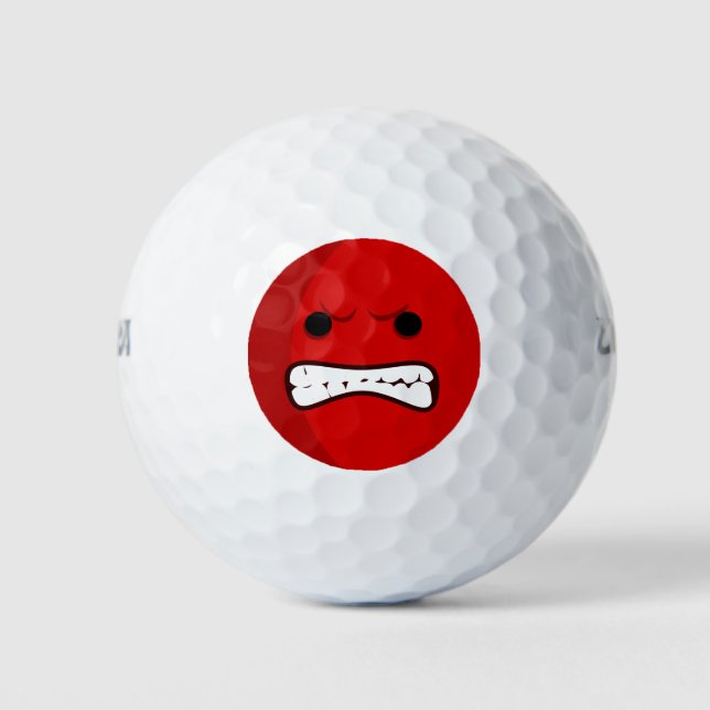 Aggressiver Golf Ball (Vorderseite)