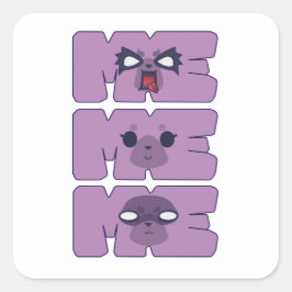 Aggrestuko! Faces Sticker