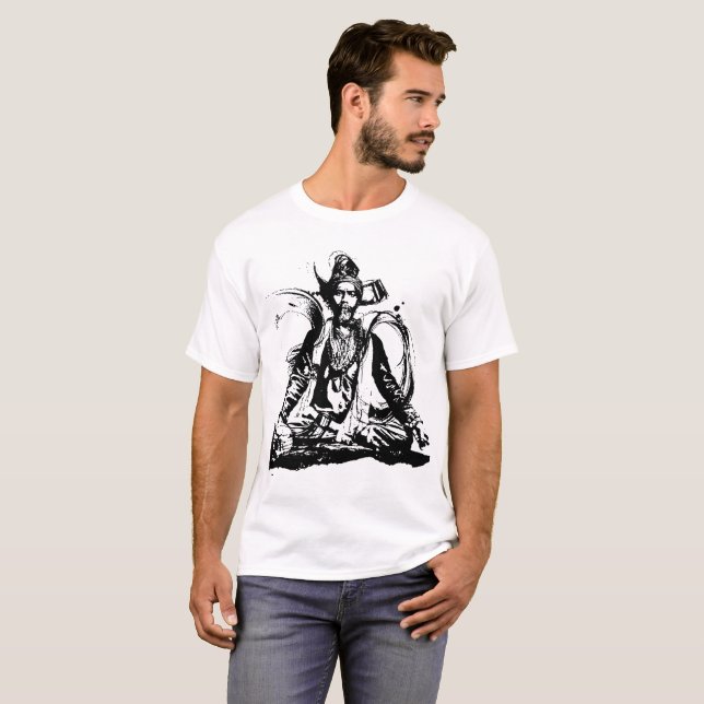 Aghori Sadhu Ohm T-Shirt (Vorne ganz)