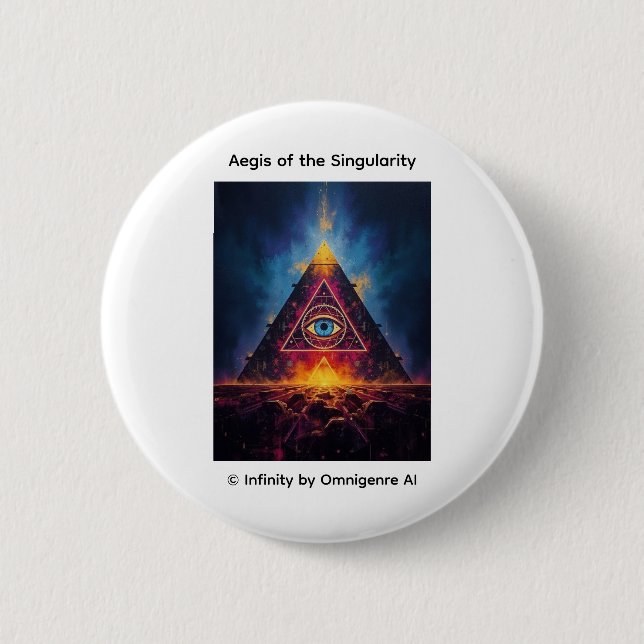 Ägide der Singularität Button (Vorderseite)