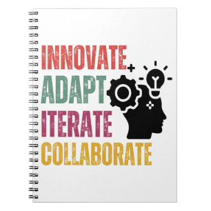 Agile Mindset Kernprinzipien Positives Denken Notizblock