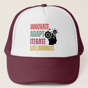 Agile Mindset Kernprinzipien Positives Denken Truckerkappe