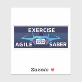 Agile Säbel 3 Aufkleber