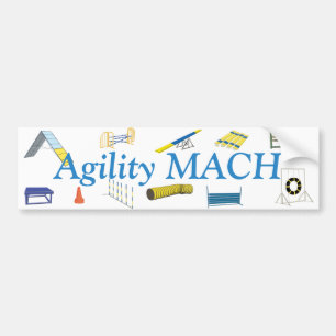 Agility betitelt Autoaufkleber