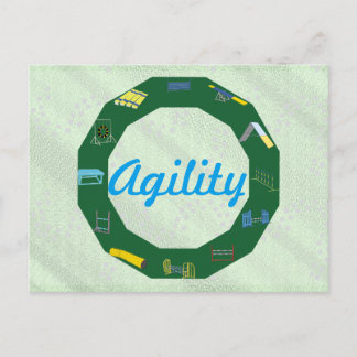 Agility Circle Postkarte