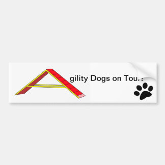 Agility Dogs on Tour Autoaufkleber