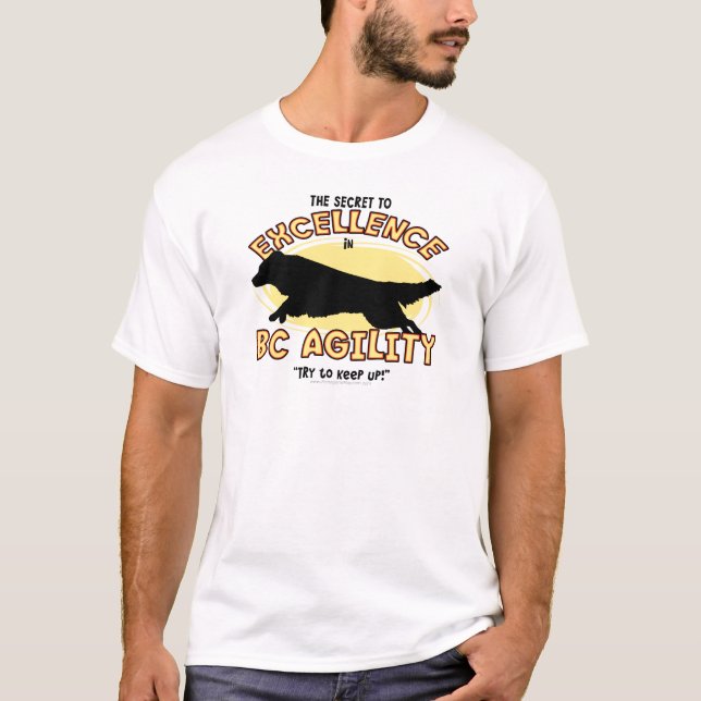 Agility-Grenzcollie-Geheimnis-T - Shirt (Vorderseite)