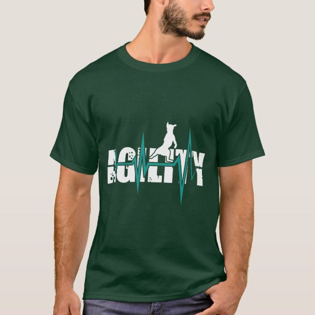 Agility Hogs Agility Junge T-Shirt (Vorderseite)