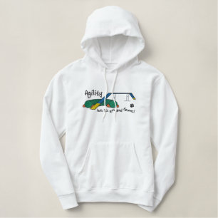 Agility-Höhen und Tiefen Bestickter Hoodie