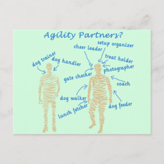 Agility Partner Postkarte
