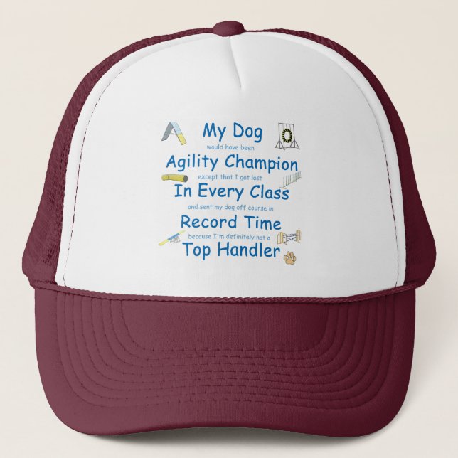 Agility Top Handler Truckerkappe (Vorderseite)