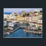 Agios Nikolaos Kreta, Griechenland Postkarte<br><div class="desc">Agios Nikolaos Kreta, Griechenland</div>