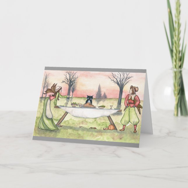 Agitations et la carte de voeux de thanksgiving de (Devant)