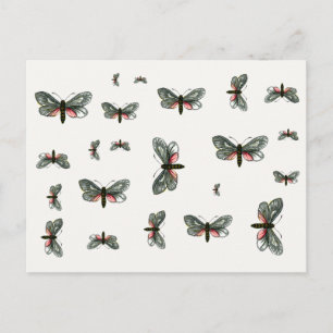 Aglaope infausta - Almond-Tree Leaf Skeletonizer Postkarte