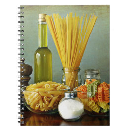 aglio, olio e peperoncino (Knoblauch, Öl und Chili Notizblock
