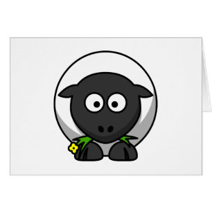 Agneau en caricature mignon