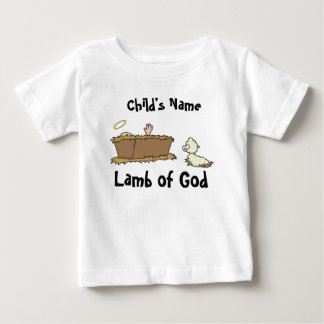 Agneau personnalisable de T-shirt de Dieu