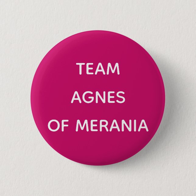 Agnes of Merania Queen of France Button (Vorderseite)