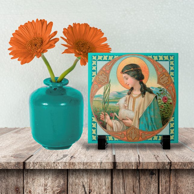 Agnes of Rome (BK 006) Fliese (Von Creator hochgeladen)