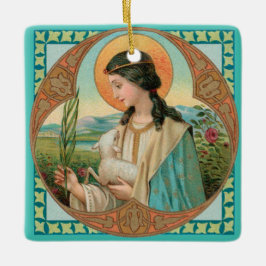 Agnes of Rome (BK 006) Keramikornament