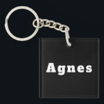 Agnes Schlüsselanhänger<br><div class="desc">Schlüsselanhänger mit Namen Agnes</div>