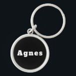 Agnes Schlüsselanhänger<br><div class="desc">Schlüsselanhänger mit Namen Agnes</div>