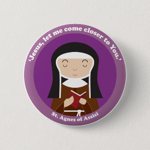 Agnes von Assisi Button
