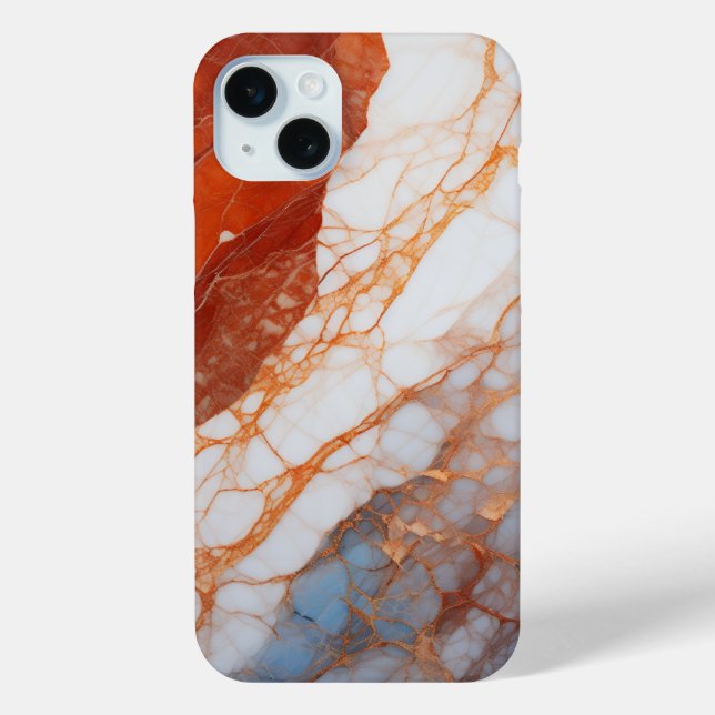 Agnesia Colored Marble Phone Case (Rückseite)
