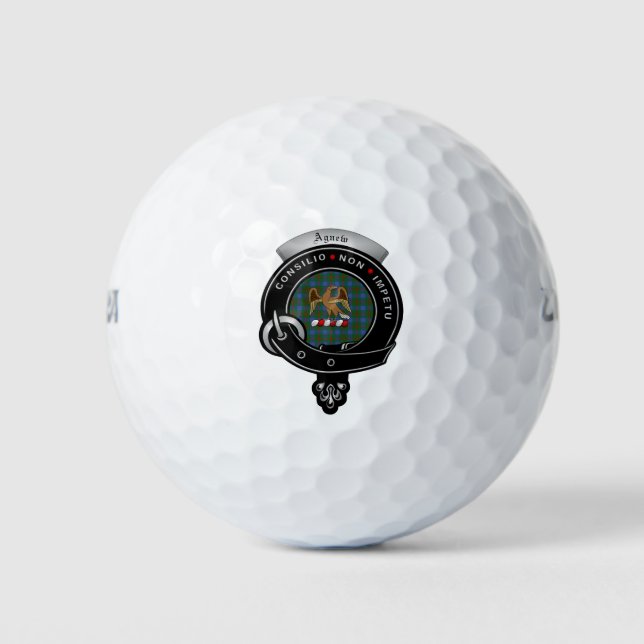 Agnew Clan Abzeichen Golf Balls Golfball (Vorderseite)