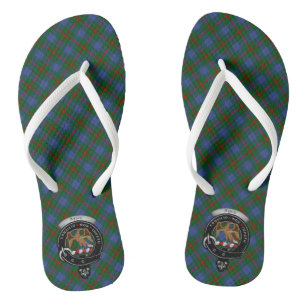 Agnew Clan Abzeichen & Tartan Flip Flops