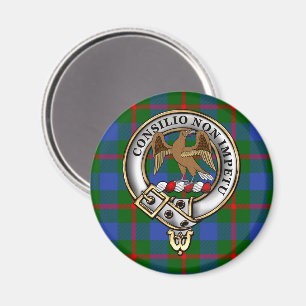Agnew Clan Abzeichen & Tartan Magnete Magnet