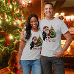 Agnew Scottie Dog Christmas Personalisiert T-Shirt<br><div class="desc">Los geht's,  es ist ein schottischer Hund Weihnachten! Alle für den Weihnachtsmann gekleidet,  sportt er einen Agnew Tartan Bogen. Feiern,  Party,  Clan-Ansammlungen und Shopping! Sie können den frohen Weihnachtsraum auf alles,  was Sie mögen,  personalisieren oder verlassen,  wie es ist! Gute Ferien!</div>