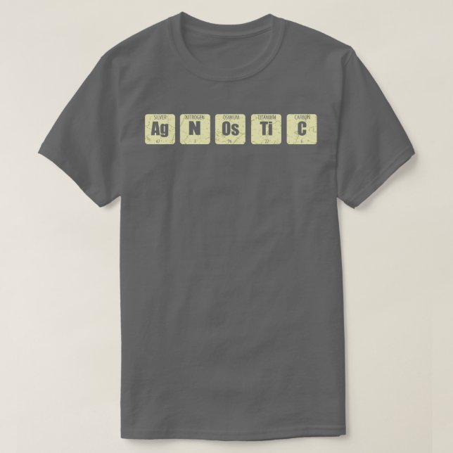 agnostisch T-Shirt (Design vorne)