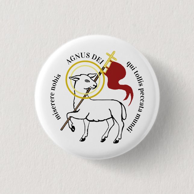 Agnus Dei  Button (Vorderseite)