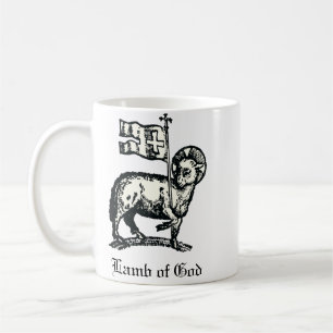 Agnus Dei Das Osterlamm Gottes Feine Kunst  Kaffeetasse